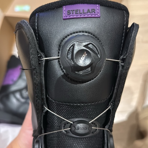 Ripzone Stellar Kids Black and Purple Snow Boots - Picture 3 of 7